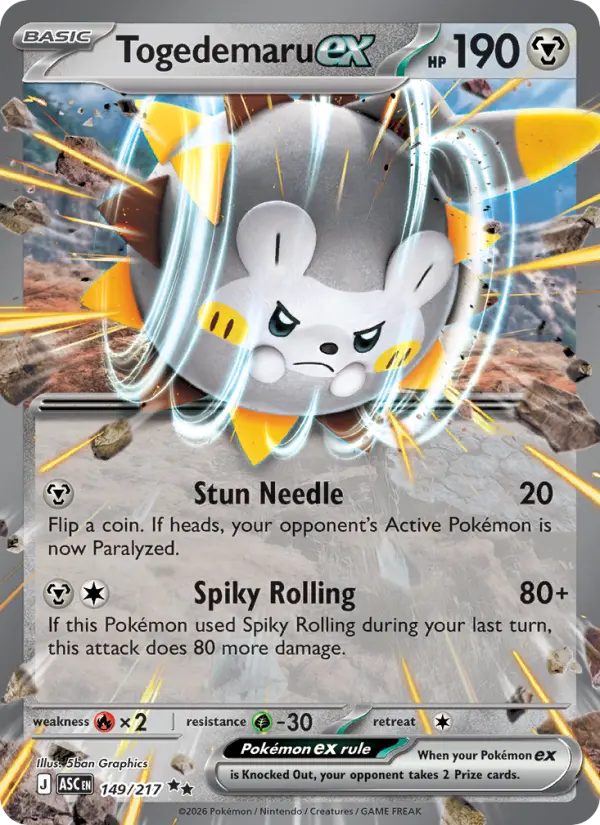 Togedemaru ex #149