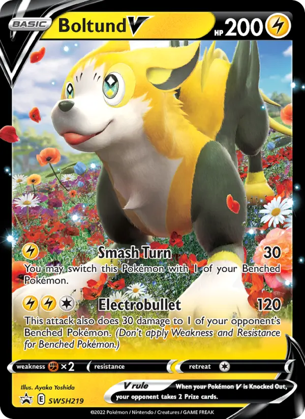 Boltund V #219 — SWSH Black Star Promos