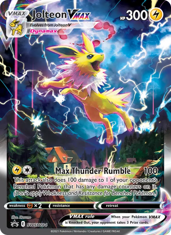 Jolteon VMAX #184 — SWSH Black Star Promos