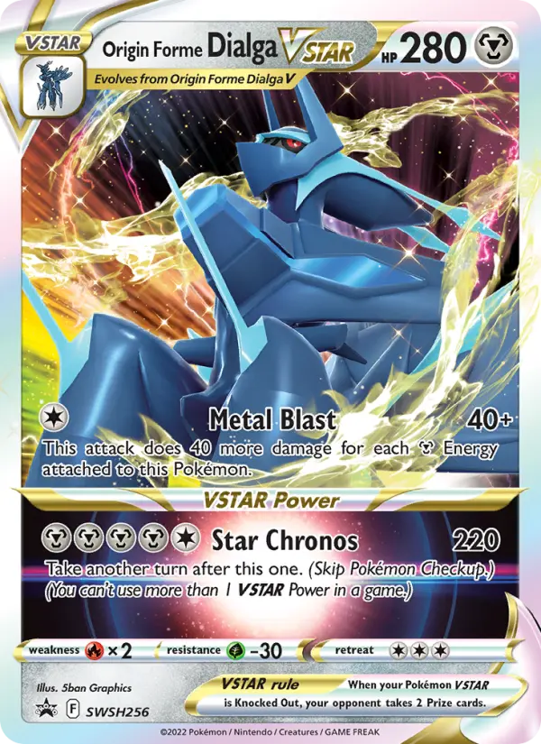 Origin Forme Dialga VSTAR #256 — SWSH Black Star Promos