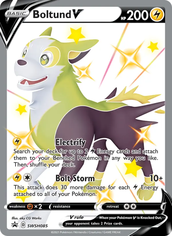 Boltund V #085 — SWSH Black Star Promos
