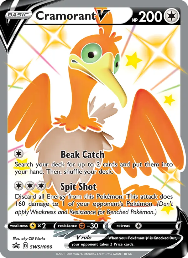 Cramorant V #086 — SWSH Black Star Promos