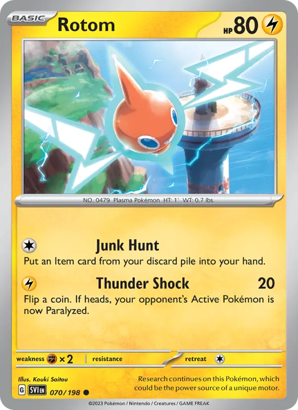 Rotom #070 — Scarlet & Violet