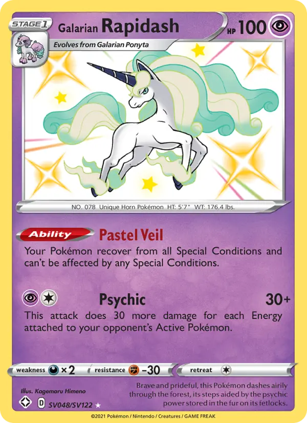 Galarian Rapidash #48