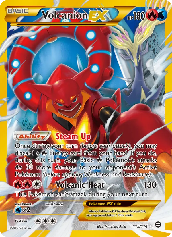 Volcanion EX #115
