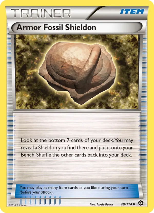 Armor Fossil Shieldon #98