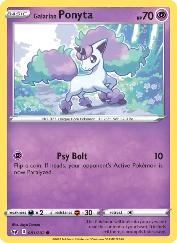 Galarian Ponyta #81