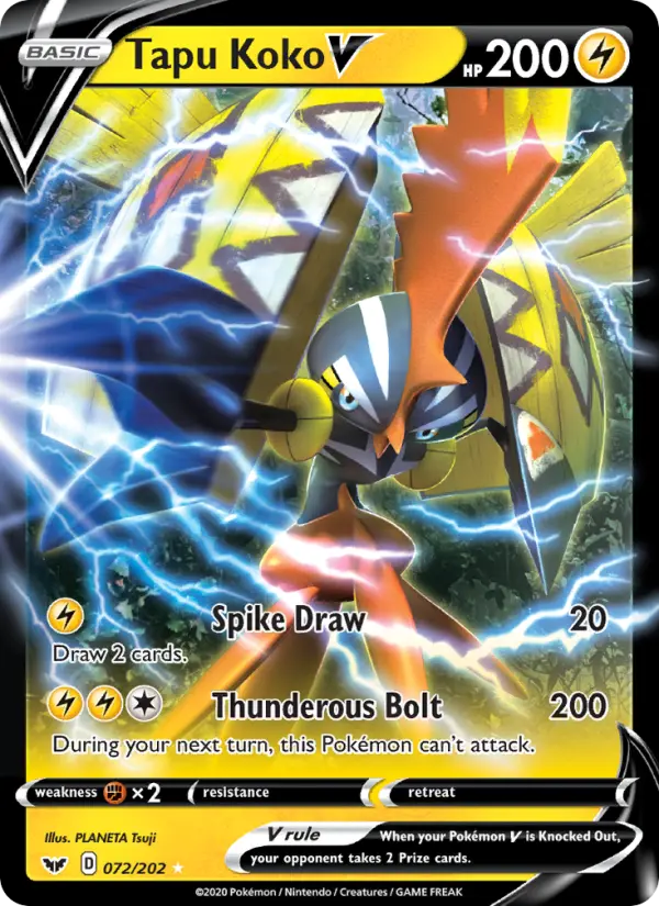 Tapu Koko V #72