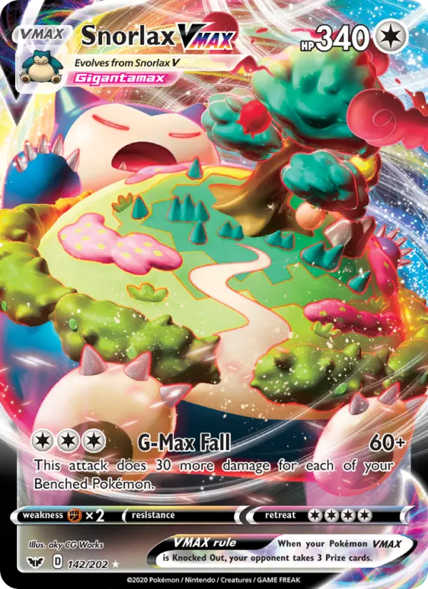 Snorlax VMAX #142 — Sword & Shield