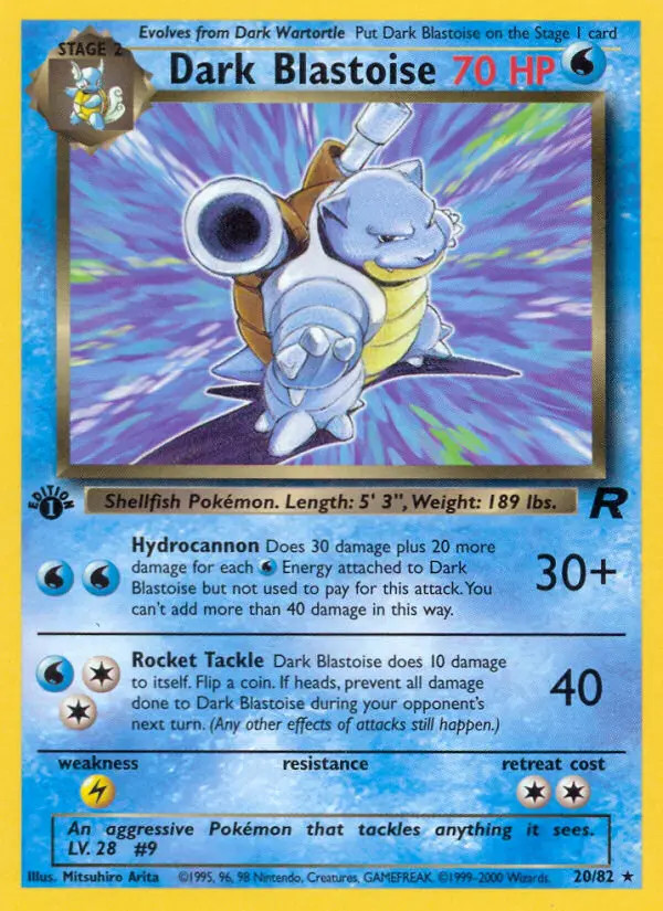 Dark Blastoise #20
