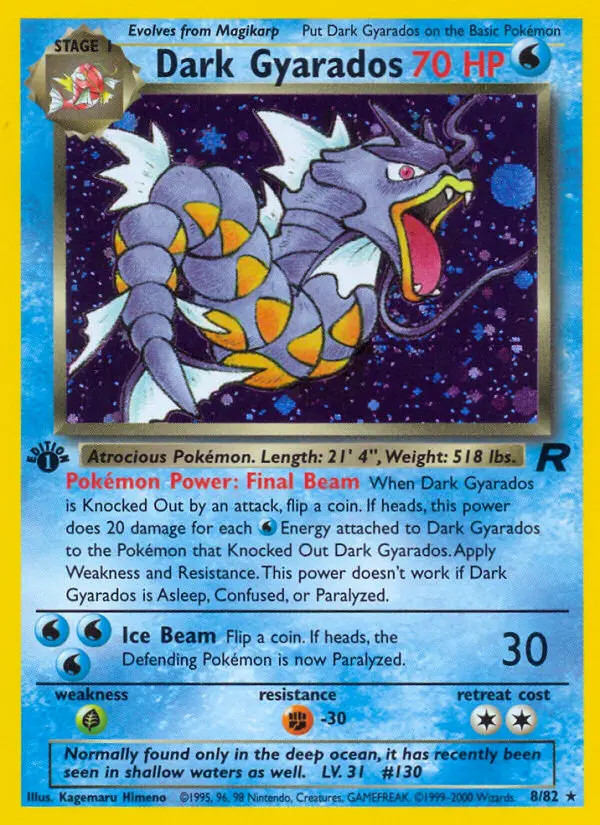 Dark Gyarados #8 — Team Rocket
