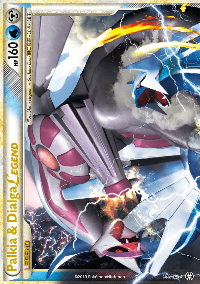 Palkia & Dialga LEGEND #101