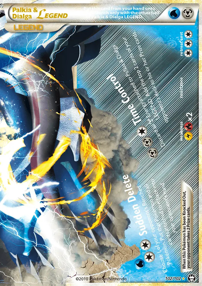 Palkia & Dialga LEGEND #102