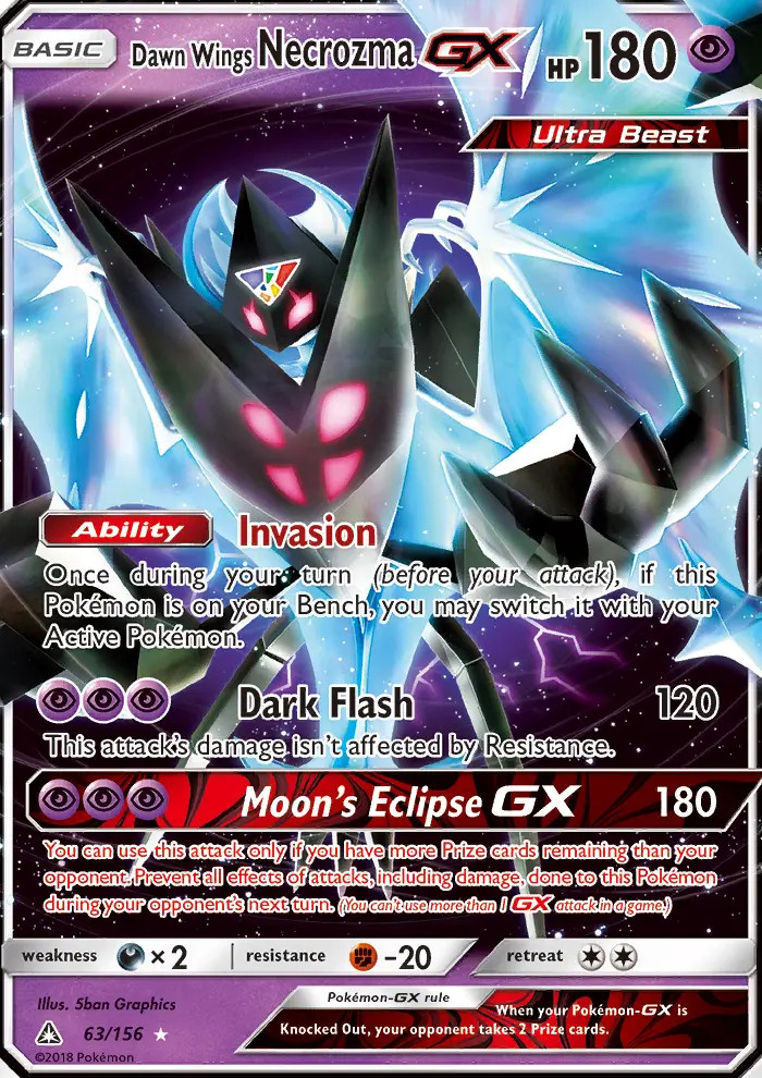 Dawn Wings Necrozma GX #63