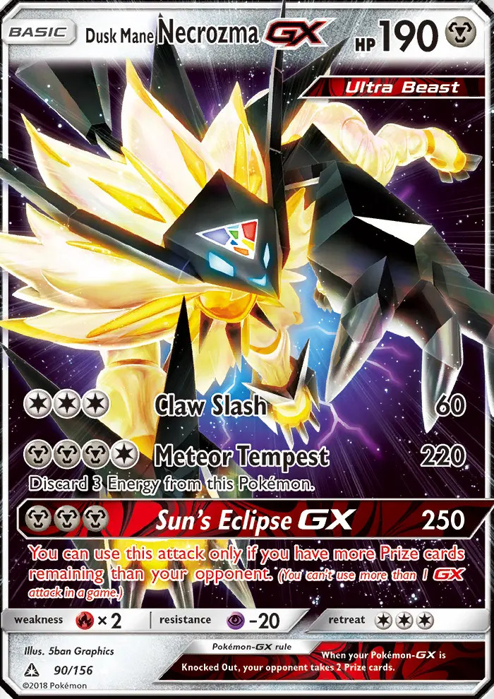 Dusk Mane Necrozma GX #90