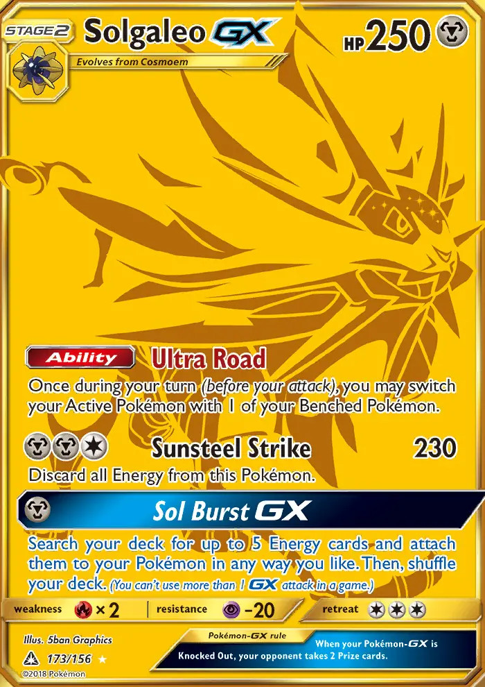 Solgaleo GX #173