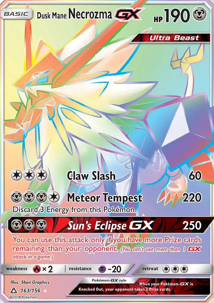 Dusk Mane Necrozma GX #163