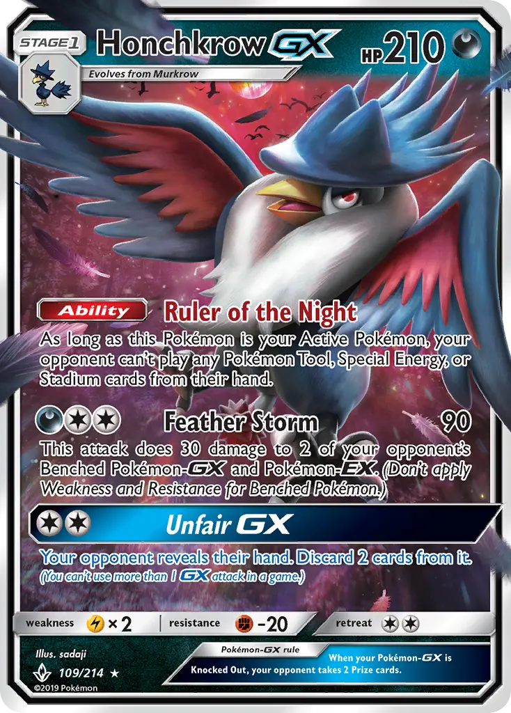 Honchkrow GX #109