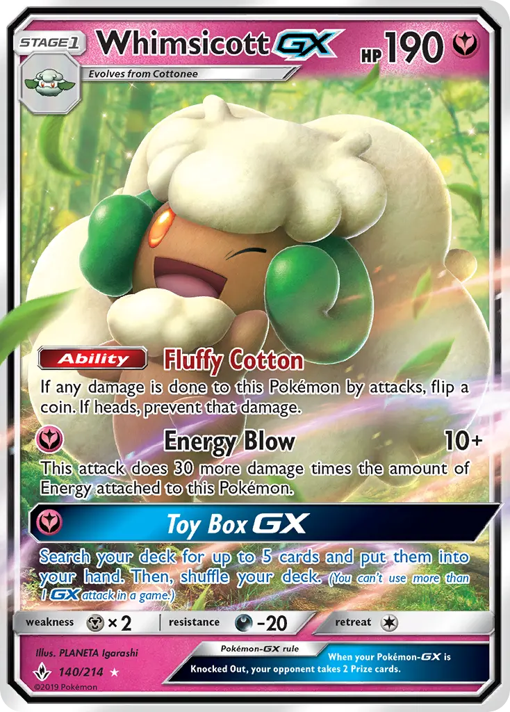 Whimsicott GX #140