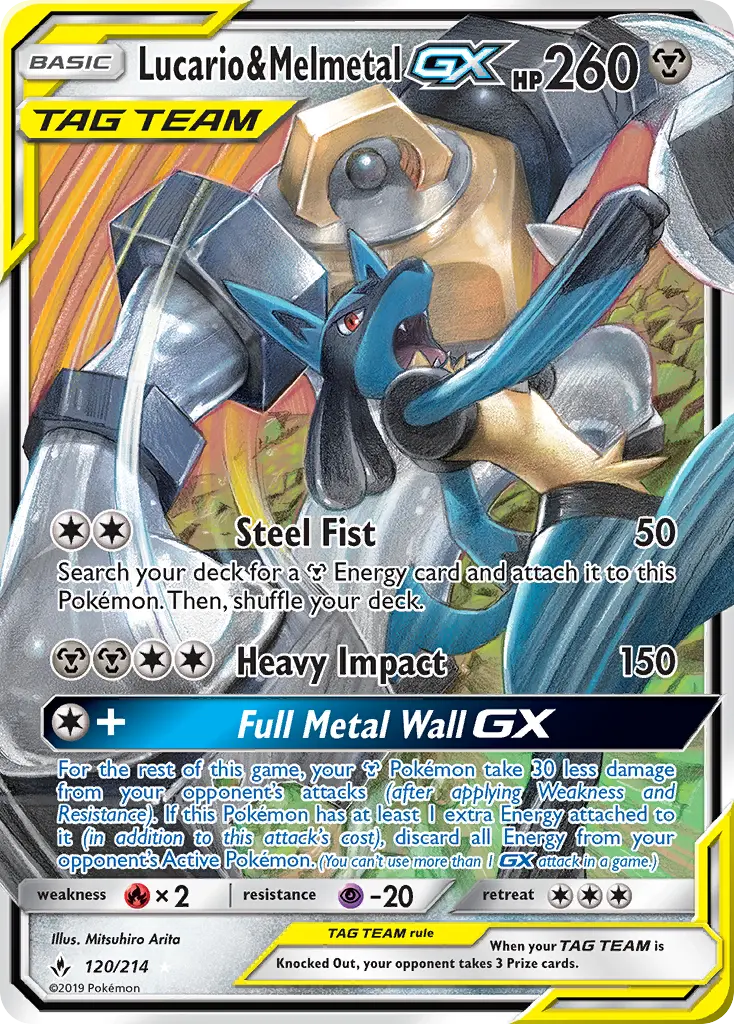 Lucario & Melmetal GX #120