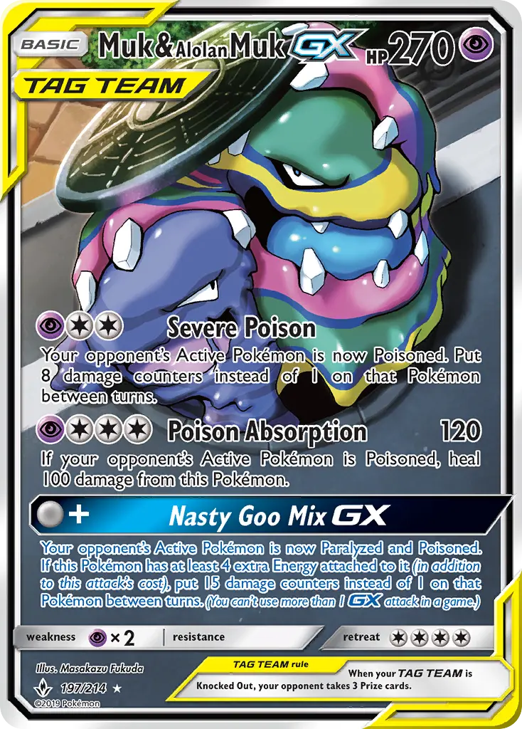Muk & Alolan Muk GX #197