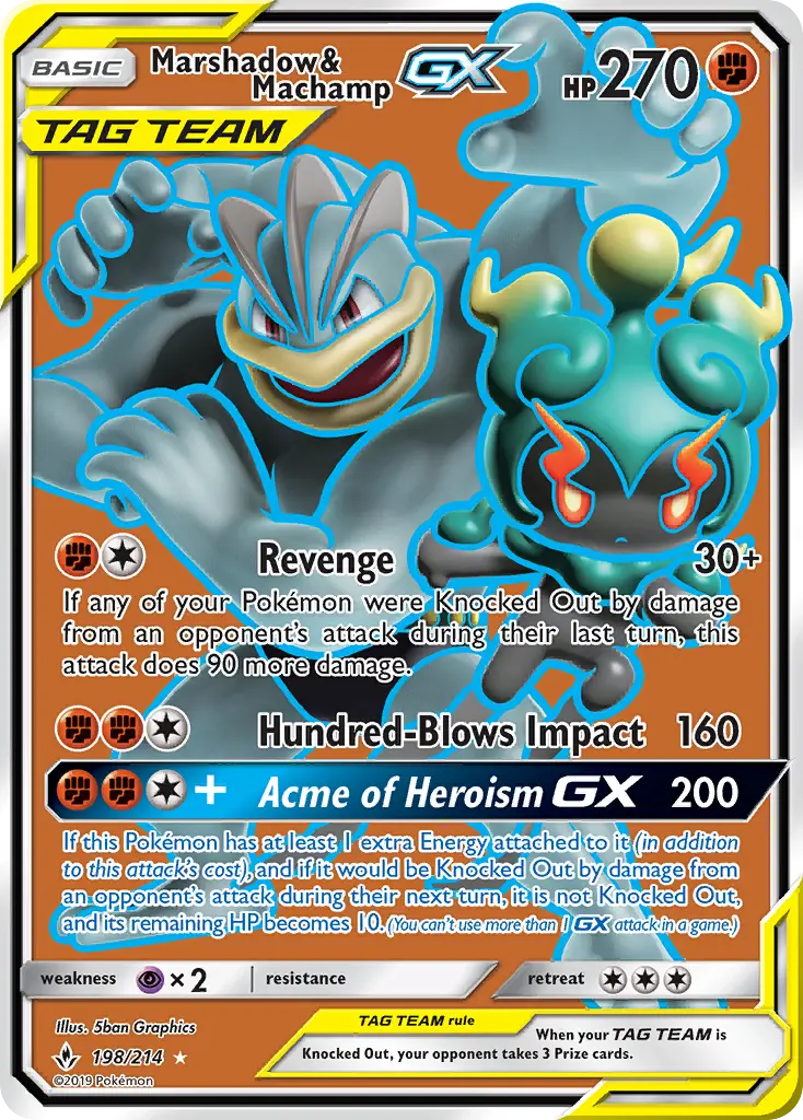 Marshadow & Machamp GX #198