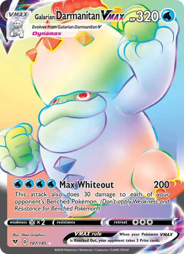Galarian Darmanitan VMAX #187