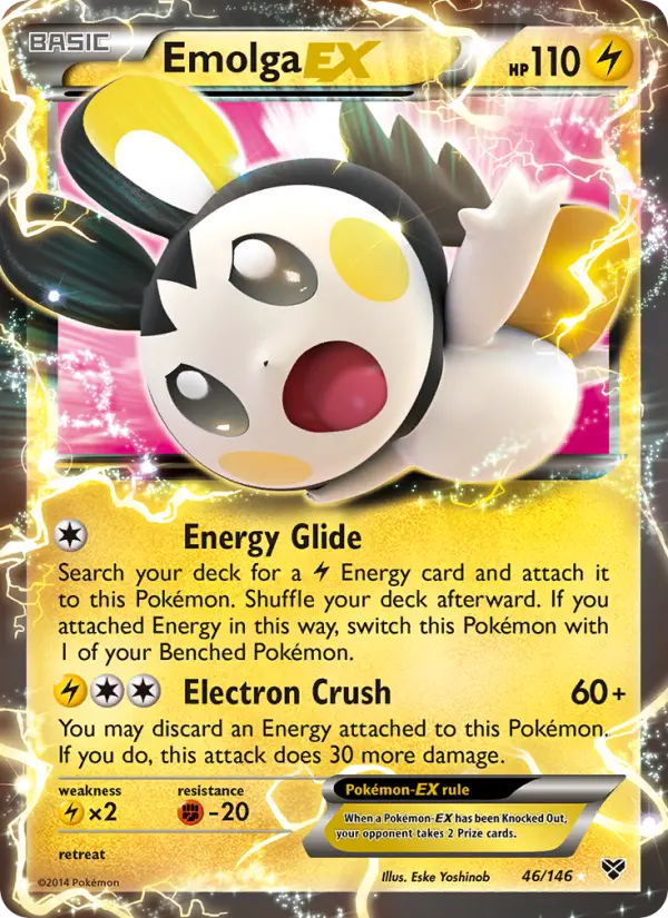 Emolga EX #46