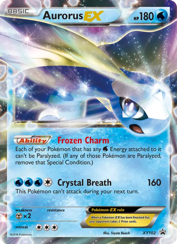 Aurorus EX #102 — XY Black Star Promos