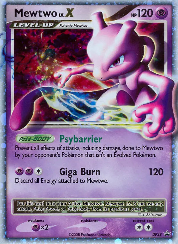 Mewtwo LV.X #28