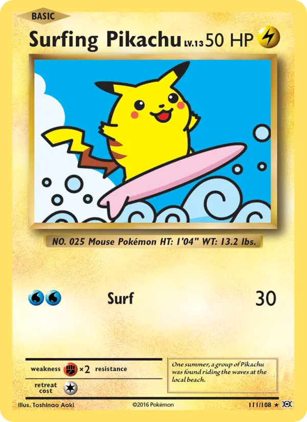 Pikachu Surfista #111