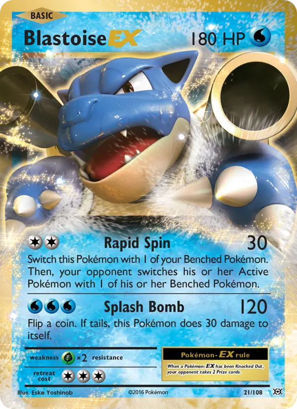 Blastoise EX #21