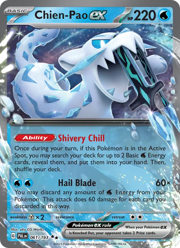 Chien-Pao ex #061 — Paldea Evolved