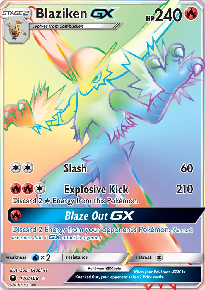 Blaziken GX #170