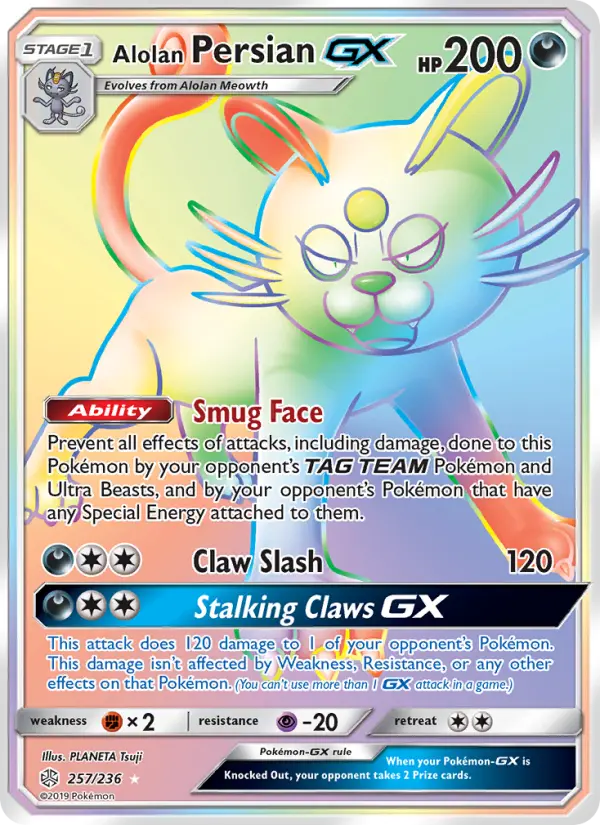 Alolan Persian GX #257