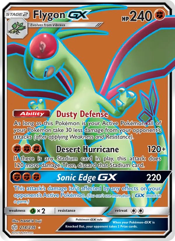 Flygon GX #218