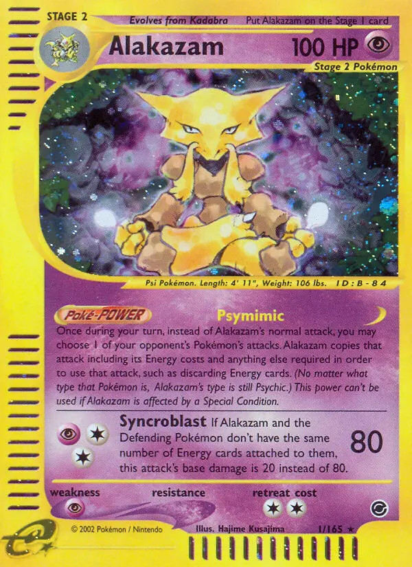 Alakazam #1 — Expedition Base Set