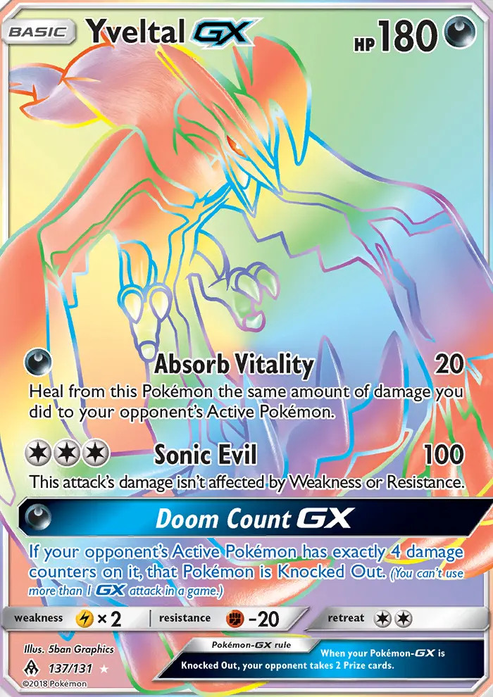 Yveltal GX #137