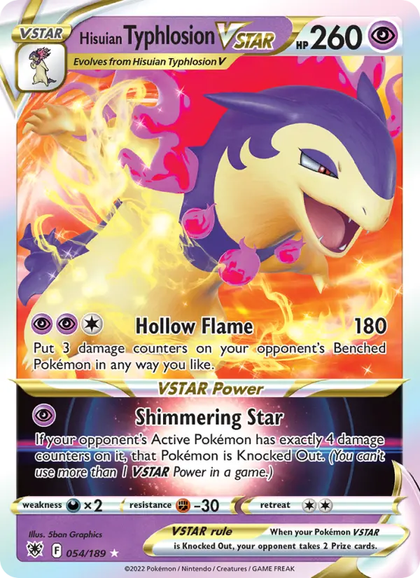 Hisuian Typhlosion VSTAR #054