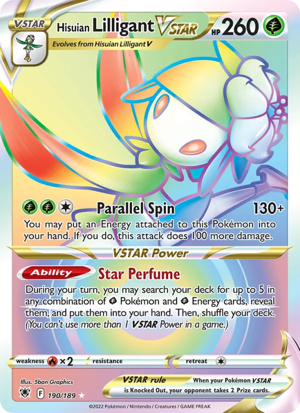 Hisuian Lilligant VSTAR #190