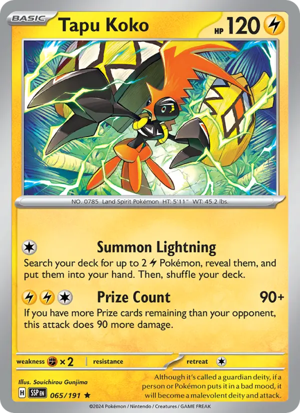 Tapu Koko #065 — Surging Sparks