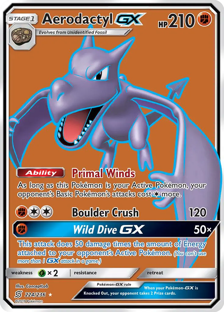 Aerodactyl GX #224
