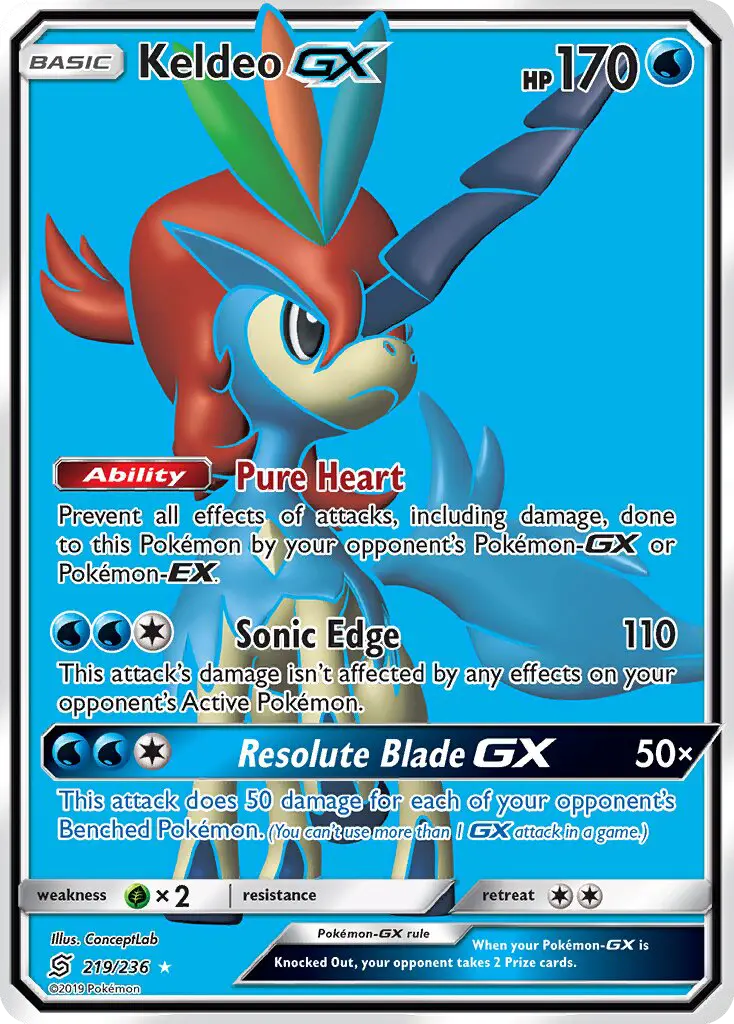Keldeo GX #219