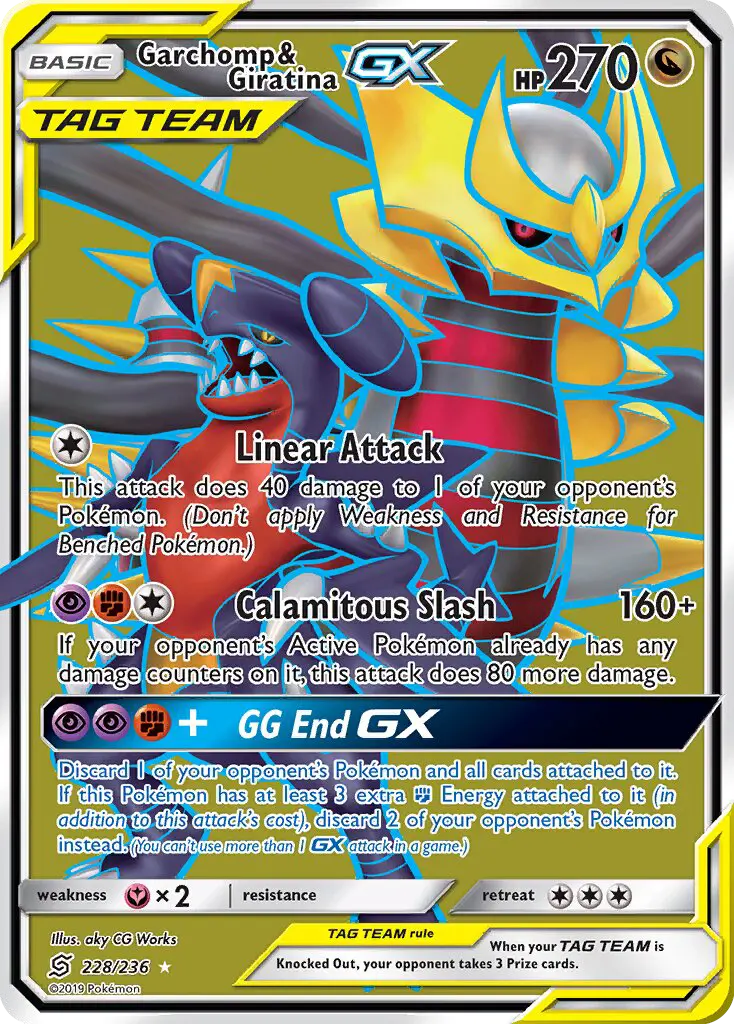 Garchomp & Giratina GX #228