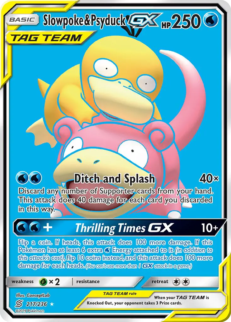 Slowpoke & Psyduck GX #217