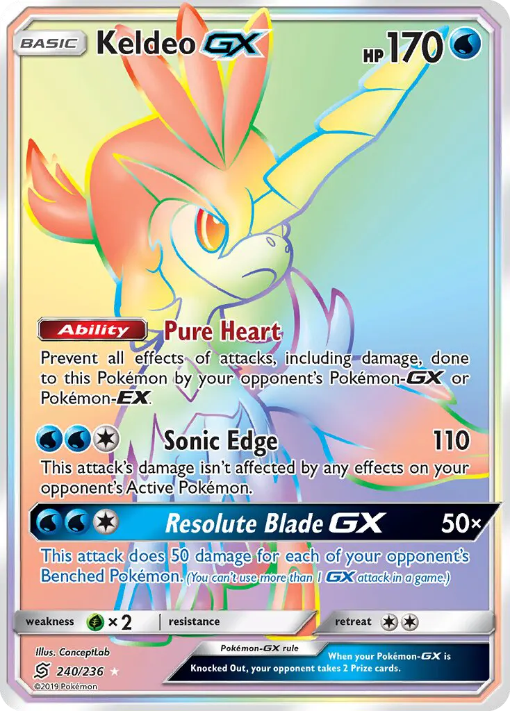 Keldeo GX #240