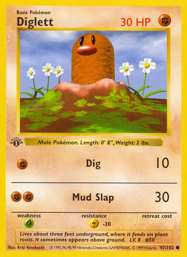 Diglett #47 — Coleção Básica