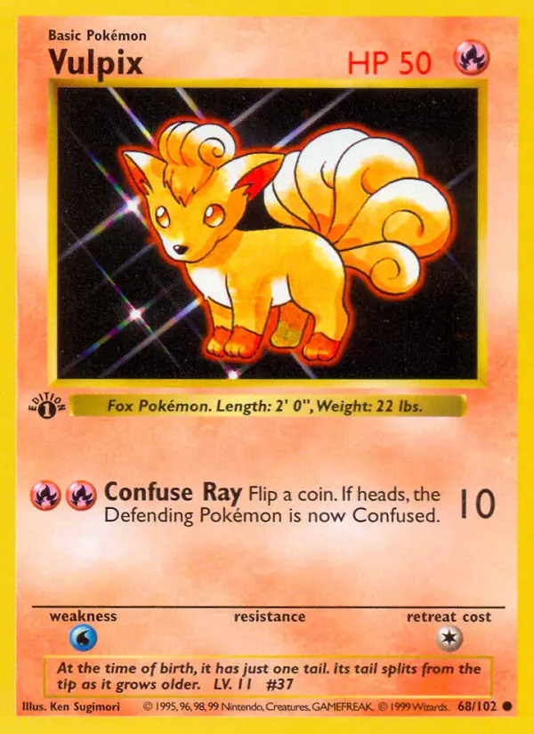 Vulpix #68 — Coleção Básica
