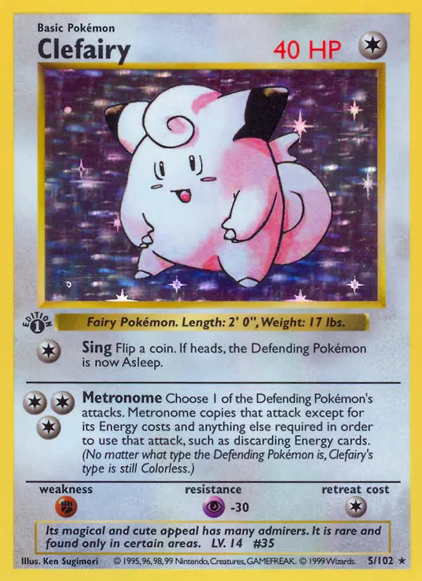 Clefairy #5 — Coleção Básica