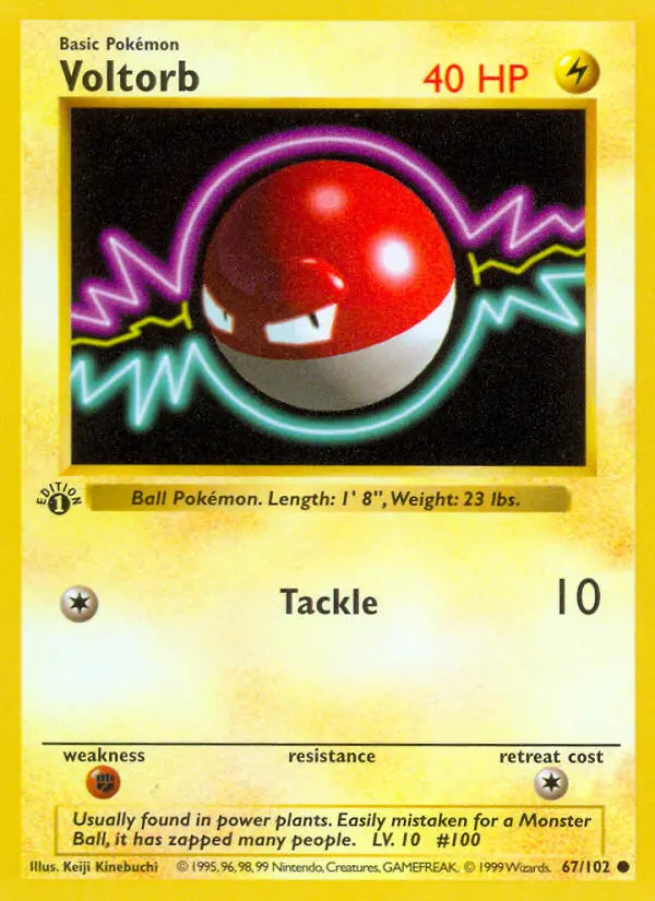 Voltorb #67 — Coleção Básica